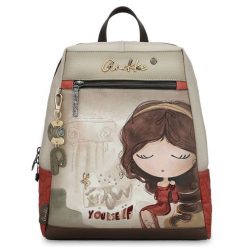 Beżowy Damski Plecak Anekke Edycja Limitowana. Brązowe plecaki Anekke, bez wzorów. Za 379.00 zł.