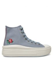 Converse Trampki Chuck Taylor All Star Move Platform Rose A12571C Szary. Szare trampki Converse, bez wzorów, z materiału, bez zapięcia. Za 289.99 zł.