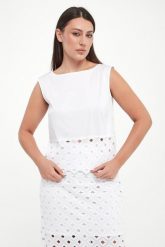Top damski Maggio MAX MARA BEACHWEAR. Topy Max Mara Beachwear, l, bez wzorów, bez kołnierzyka, bez ramiączek. Za 589.00 zł.