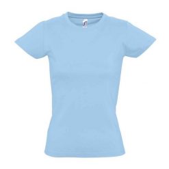Koszulka Imperial Dla Kobiet. Niebieskie bluzki SOL'S, m, bez wzorów, sportowe, bez kołnierzyka, bez ramiączek. Za 38.99 zł.
