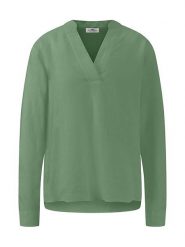 FYNCH-HATTON Lniana bluzka w kolorze zielonym rozmiar: 40. Zielone bluzki Fynch-Hatton, bez wzorów, ze lnu, bez kołnierzyka, bez ramiączek. Za 121.99 zł.