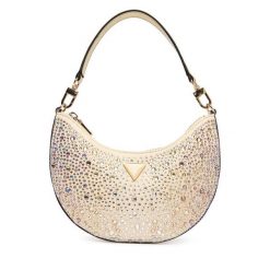 Torebka Guess. Żółte torebki klasyczne Guess, z aplikacjami, bez dodatków. Za 589.99 zł.