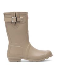 Hunter Kalosze HFW-002 Beżowy. Brązowe kalosze Hunter, bez wzorów, z kauczuku. Za 249.99 zł.