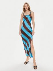 Samsøe Samsøe Sukienka codzienna Sunna F23100173 Kolorowy Slim Fit. Sukienki Samsøe & Samsøe, na co dzień, xs, bez wzorów, z syntetyku, bez kołnierzyka, bez ramiączek, proste. Za 449.99 zł.