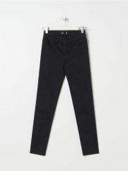 Jeansy skinny mid waist - czarny. Czarne jeansy Sinsay, l, bez wzorów. Za 39.99 zł.