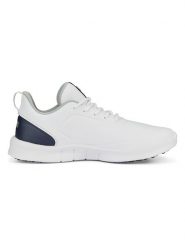 Puma Buty "Laguna Fusion" w kolorze biało-granatowym do golfa rozmiar: 37,5. Białe obuwie sportowe Puma, bez zapięcia, na golfa. Za 110.04 zł.