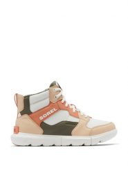 Sorel Sneakersy "Explorer" w kolorze biało-beżowym rozmiar: 38. Białe trampki Sorel, bez wzorów, z materiału, za kostkę, bez zapięcia. Za 148.61 zł.