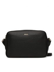 BOSS Torebka 50547733 Czarny. Czarne listonoszki Boss, bez wzorów, ze skóry, bez dodatków. Za 949.99 zł.