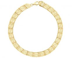 Złota bransoletka - kwiaty. Żółte bransoletki Apart, złote. Za 5,499.00 zł.