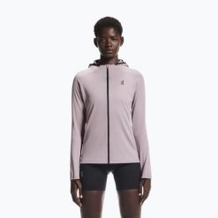 Bluza do biegania damska On Climate Zip Hoodie. Czerwone bluzy On, l, bez wzorów, z materiału, bez kaptura. Za 619.99 zł.