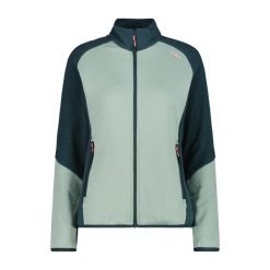 Damska rozpinana polarowa bluza CMP. Niebieskie bluzy sportowe CMP, na jesień, xs, bez wzorów, z materiału, bez kaptura. Za 274.50 zł.