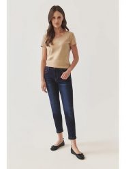 TATUUM Dżinsy "Saro 1" - Slim fit - w kolorze granatowym rozmiar: 38. Niebieskie jeansy Tatuum, z aplikacjami. Za 250.35 zł.