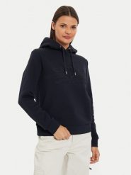 Gant Bluza Tonal Archive Shield 4203648 Granatowy Regular Fit. Niebieskie bluzy GANT, xs, bez wzorów, z bawełny, bez kaptura. Za 619.99 zł.