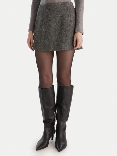 MAX&Co. Spódnica mini Ozone 2526106104200 Szary Regular Fit. Szare spódnice MAX&Co., bez wzorów, z wełny, mini. Za 439.99 zł.