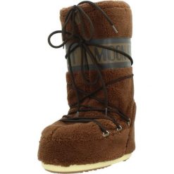 Buty MOON BOOT MB ICON FLEECE Brązowy. Brązowe trekkingi Moon Boot, z syntetyku, trekkingowe. Za 1,303.99 zł.