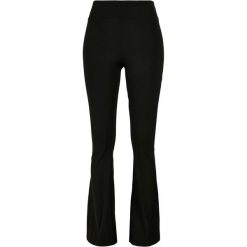 Legginsy Damskie Z Recyklingu Szeroka Z Wysokimi Stanami. Czarne legginsy Urban Classics, xl, bez wzorów, z podwyższonym stanem. Za 155.99 zł.