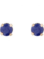 L instant d Or Złote kolczyki-wkrętki "Puces Saphirs bleus" z szafirami rozmiar: onesize. Niebieskie kolczyki L instant d Or, z szafirem, złote. Za 282.42 zł.