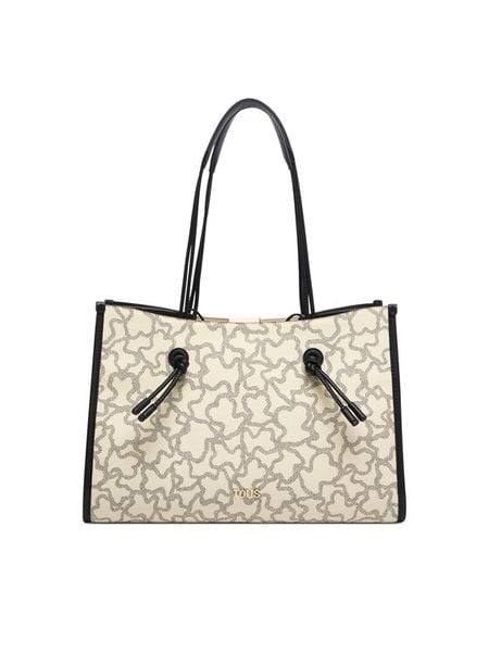 TOUS Torebka 20024369 Beżowy. Brązowe shopper Tous, bez wzorów, ze skóry, bez dodatków. Za 999.99 zł.