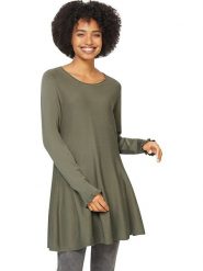 Heine Sweter w kolorze khaki rozmiar: 42. Brązowe swetry Heine, bez wzorów, bez ramiączek. Za 109.78 zł.