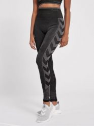 Damskie wysokie legginsy Hummel MT Energy. Czarne legginsy Hummel, xs, bez wzorów, z dzianiny, z standardowym stanem. Za 139.50 zł.
