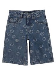 Molo Szorty dżinsowe w kolorze granatowym rozmiar: 128. Niebieskie szorty molo, z aplikacjami, z bawełny, klasyczne. Za 110.81 zł.