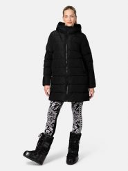 KARI TRAA Płaszcz pikowany "Linn" w kolorze czarnym rozmiar: XS. Czarne płaszcze Kari Traa, xs, bez wzorów, bez kaptura. Za 572.37 zł.