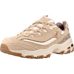Buty SKECHERS 150877S D LITES WILD CHARM Jasnobrązowy. Brązowe trekkingi Skechers, z materiału, trekkingowe. Za 323.99 zł.