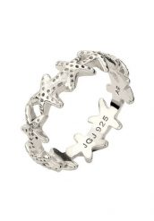 Elli Pierścionek Damski Rozgwiazda 925 Sterling Silver Pierścionki 1 ct. Szare pierścionki Elli, srebrne. Za 208.99 zł.