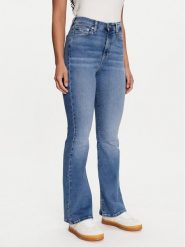 Tommy Jeans Jeansy Sylvia DW0DW19279 Niebieski Flare Fit. Niebieskie jeansy Tommy Jeans, bez wzorów. Za 229.99 zł.