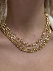 Heliophilia Pozłacany naszyjnik - dł. 40 cm rozmiar: onesize. Żółte naszyjniki Heliophilia, pozłacane. Za 84.21 zł.