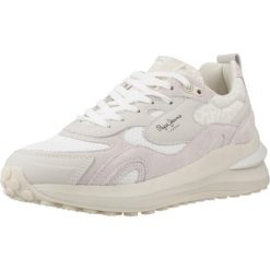 Buty PEPE JEANS WINSLOW ONE W Biały. Białe trekkingi Pepe Jeans, z jeansu, trekkingowe. W wyprzedaży za 271.35 zł.