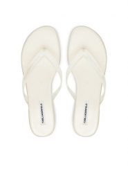 KARL LAGERFELD Japonki Jelly Hell KL83006 VT1 Biały. Białe klapki KARL LAGERFELD, bez wzorów, z syntetyku, bez obcasa. Za 421.99 zł.