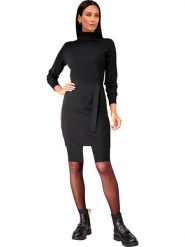 Heine Sukienka w kolorze czarnym rozmiar: 48. Czarne sukienki Heine, bez wzorów, bez kołnierzyka, bez ramiączek, maxi. Za 91.77 zł.