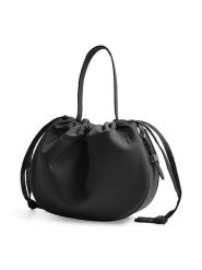 Pieces Torebka "Baloon" w kolorze czarnym rozmiar: onesize. Czarne torebki klasyczne Pieces, bez wzorów, z materiału, bez dodatków. Za 131.74 zł.