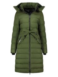 Geographical Norway Płaszcz zimowy "Cabima" w kolorze khaki rozmiar: XXL. Brązowe płaszcze Geographical Norway, na zimę, xxl, bez wzorów, z puchu, bez kaptura. Za 364.56 zł.