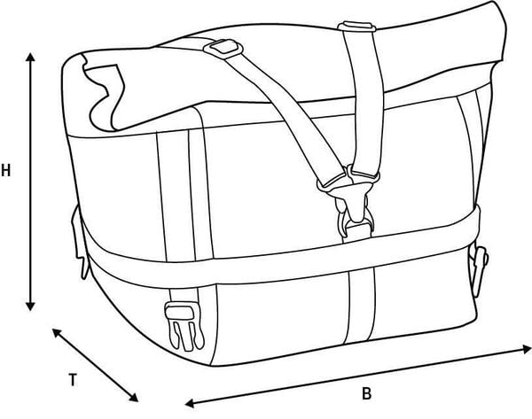 Torba tylna OXFORD Atlas T Advanced T-10 10 l. Czarne torby na ramię OXFORD, bez wzorów, z materiału, na ramię, bez dodatków. Za 528.80 zł.