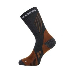 Skarpetki trekkingowe Zanier Hiking Socks. Brązowe skarpety Zanier, bez wzorów. Za 89.99 zł.