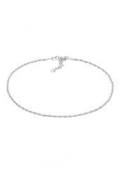 Elli Naszyjnik damski sznurkowy Twisted Basic Timeless Trend regulowany wykonany ze srebra próby 925 Sterling Silver Biżuteria dla stóp 1 ct Damski. Szara naszyjniki Elli, srebrne. Za 193.99 zł.
