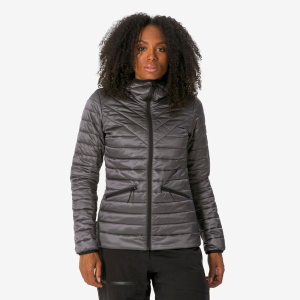 Kurtka narciarska damska 500 light. Fioletowe kurtki narciarskie WED'ZE, l, bez wzorów, z materiału, z kapturem, narciarskie. Za 179.99 zł.