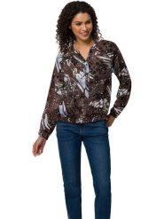 Heine Bluzka w kolorze brązowym rozmiar: 46. Brązowe bluzki Heine, bez wzorów, bez kołnierzyka, bez ramiączek. Za 30.99 zł.