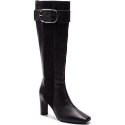 Kozaki GEOX - D Vivyanne H. B D849SB 08521 C9999 Black. Czarne kozaki Geox, ze skóry ekologicznej, bez obcasa, na obcasie, bez zapięcia. W wyprzedaży za 499.00 zł.