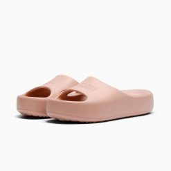 Klapki damskie Puma SHIBUSA różowe 38908218 r 37. Czerwone klapki Puma, bez wzorów, z materiału, bez obcasa, na platformie. Za 174.54 zł.