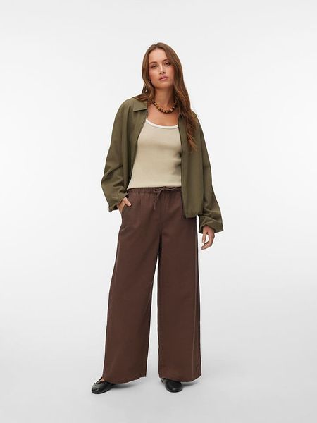 Vero Moda Dżinsy - Comfort fit - w kolorze brązowym rozmiar: W33/L32. Brązowe jeansy Vero Moda, l, bez wzorów. Za 114.95 zł.
