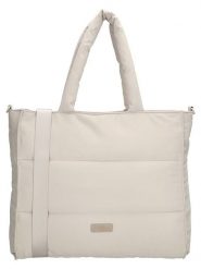 Beagles Torebka w kolorze kremowym - 36 x 32 x 12 cm rozmiar: onesize. Brązowe torby na ramię Beagles, bez wzorów, z materiału, przez ramię, pikowane, bez dodatków. Za 86.99 zł.