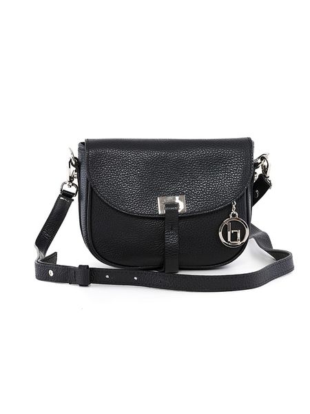 Lia Biassoni Skórzana torebka "Neva" w kolorze czarnym - 20 x 16 x 6 cm rozmiar: onesize. Czarne torby na ramię Lia Biassoni, bez wzorów, z materiału, na ramię, bez dodatków. Za 249.76 zł.