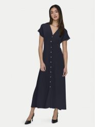 ONLY Sukienka codzienna Nova 15317842 Granatowy Regular Fit. Niebieskie sukienki Only, na co dzień, s, bez wzorów, z wiskozy, bez kołnierzyka, bez ramiączek, proste. Za 189.99 zł.