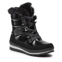 Botki Caprice. Czarne botki Caprice, bez wzorów, bez obcasa, na płaskiej podeszwie, bez zapięcia. Za 399.99 zł.