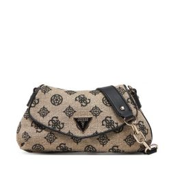 Torebka Guess. Czarne listonoszki Guess, z aplikacjami, bez dodatków. Za 389.99 zł.