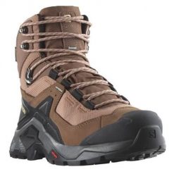 Buty trekkingowe damskie Salomon Quest Element Gore-tex. Brązowe trekkingi Salomon, z gore-texu, za kostkę, trekkingowe. Za 769.00 zł.