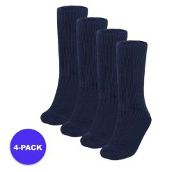 Skarpety termiczne damskie 4 pary. Niebieskie skarpety HEAT KEEPER, bez wzorów, z nylonu. Za 207.04 zł.